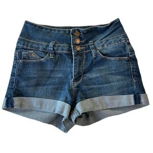 High Rise Denim Shorts - Size 3 - 26in Waist